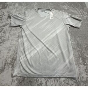 Uniqlo Dry-Ex T-Shirt Men's Size Large Gray Performance Short Sleeve‎ Crew NWT